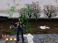une photo d'Ã©cran de The House of the Dead sur Sega Saturn